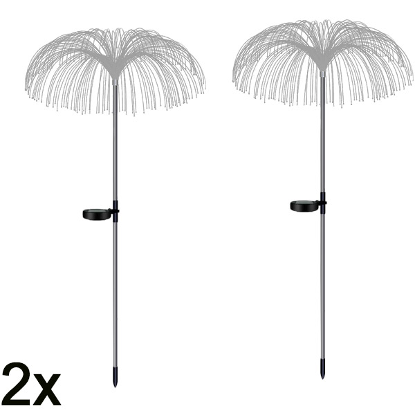 2x Solárne tropické záhradné svetlá | LUMIPALM